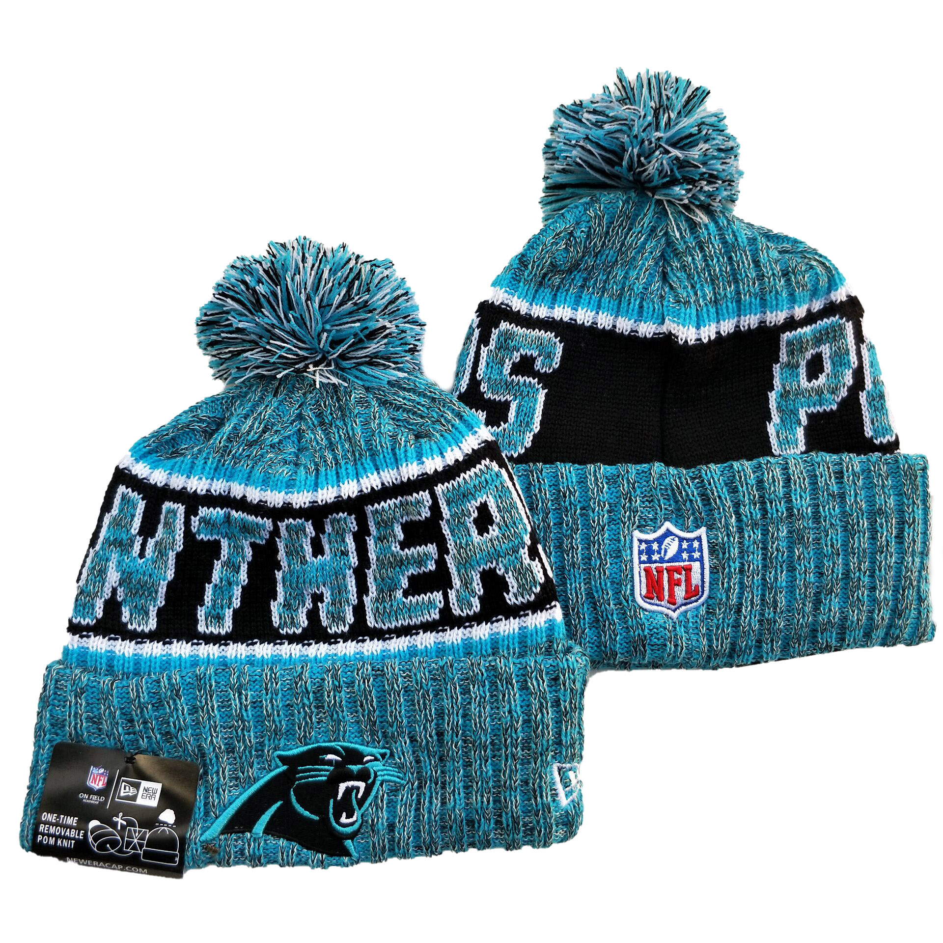 Carolina Panthers Knit Hats 050